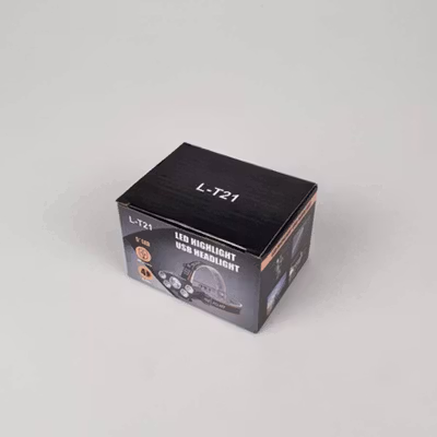 AMARYLLIS Senter Kepala Headlamp LED IPX5 - L-T21 - Black — gambar 5