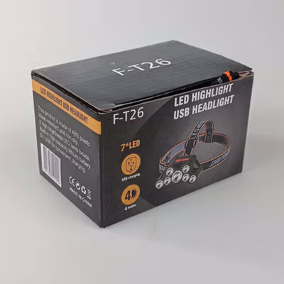AMARYLLIS Senter LED Kepala Headlamp 7 XPG - F-T26 - Black — gambar 5