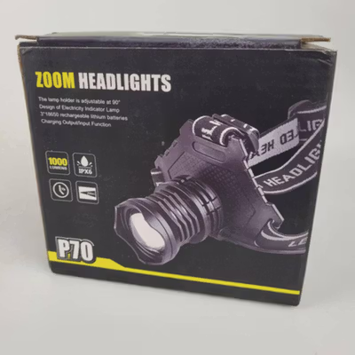 Litwod Senter Kepala Headlamp LED IPX6 1000 Lumens - P70 - Black — gambar 5
