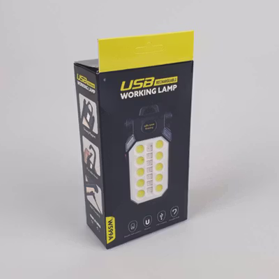 GZLIDY Senter Camping LED Portable Magnet Rechargeable 2000 Lumens Big - W599A - Black — gambar 5