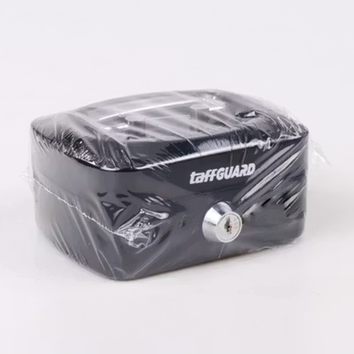 TaffGUARD Kotak Brankas Uang Safebox Key Lock 12.5x9.5x6cm - JJZS66 - Black — gambar 5