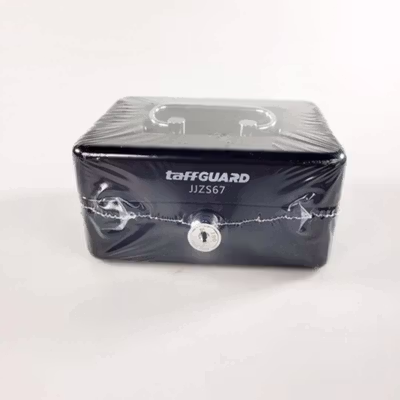 TaffGUARD Kotak Brankas Uang Safebox Key Lock 12.5x9.5x6cm - JJZS67 - Black — gambar 5