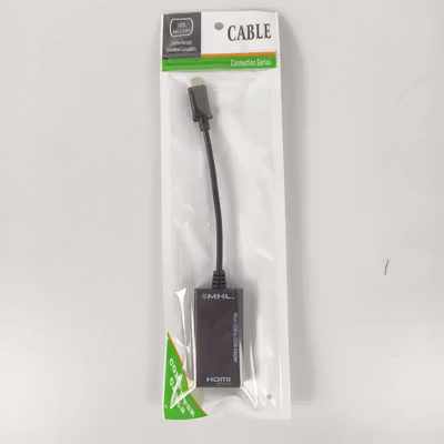 ROBOTSKY Micro USB to HDMI MHL Adaptor for Smartphone - S2 - Black — gambar 5
