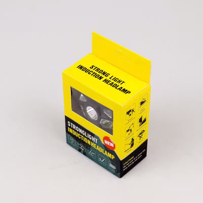 TaffLED Senter Kepala Headlamp LED Motion Sensor IPX4 10000 Lumens - HE55 - Black — gambar 5