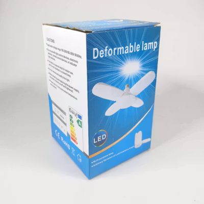 Foroureyes Lampu Bohlam LED Bulb Fan Blade E27 6500K 60W - KK-2560 - White — gambar 5