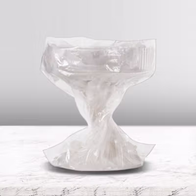 One Two Cups Gelas Kaca Aesthetic Pudding Es Krim Stripe Dessert Glass 220ml - L005 - Transparent — gambar 5