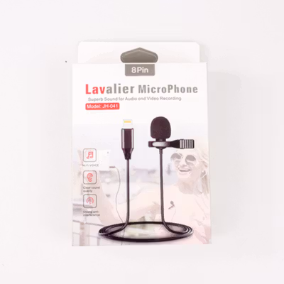 TaffSTUDIO Microphone Clip-on Lightning Plug Lavalier iPhone - JH-041 - Black — gambar 5