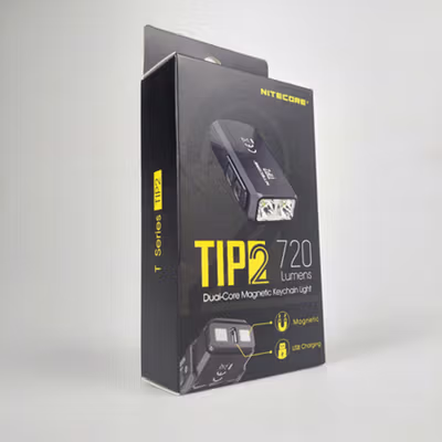 NITECORE Senter LED CREE XP-G3 S3 USB Rechargeable IP67 720 Lumens - TIP2 - Black — gambar 5