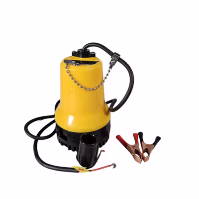 MARINEPET Pompa Air Submersible Water Bilge Pump 12V - DC-12V - Orange — gambar 5