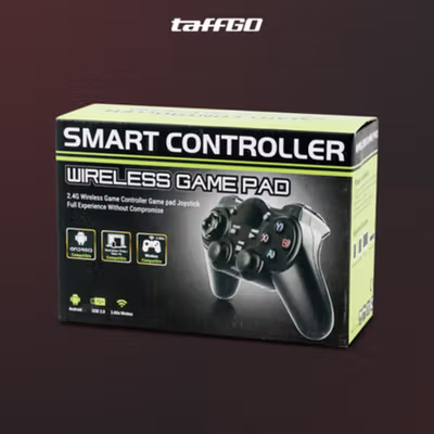 TaffGO Wireless Gamepad 2.4 GHz untuk Smart TV Box - TGZ-850M - Black — gambar 5