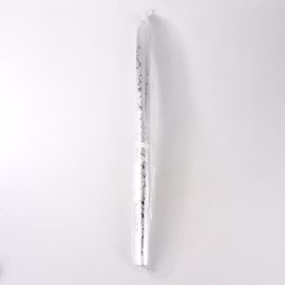 AWOO Wallpaper Aluminium Foil Anti Minyak Flower 200x60 cm - 8502 - Silver — gambar 5