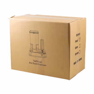 TaffHOME Tempat Makan Anjing Kucing Pet Food Dispenser - PET0640 - Blue — gambar 5