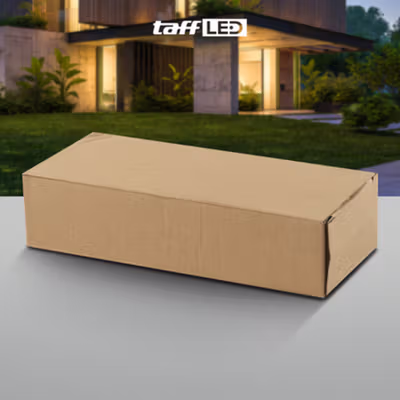 TaffLED Lampu Hias Dinding Outdoor Waterproof Warm White 3500K 8W - RL-B15 - Black — gambar 5