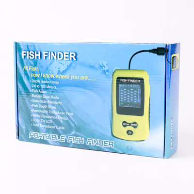 Alat Pelacak Ikan Sonar Fish Finder Cable Display 100M - TL8 - Yellow — gambar 5