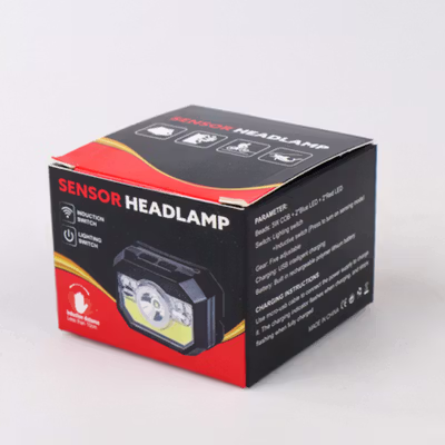Pocketman Senter LED Kepala Headlamp Waterproof XPG + COB - LH-K28 - Black — gambar 5