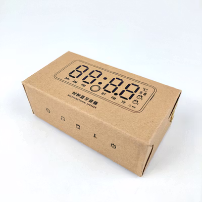 Bannixing Jam Alarm Clock with Bluetooth Active Speaker TF AUX FM - G50 - Black — gambar 5