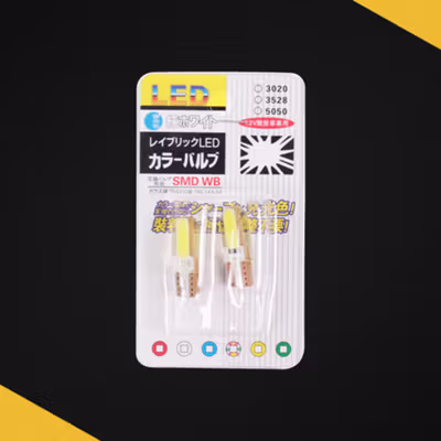 Lampu Depan Mobil COB LED Headlight T10 W5W Cool White 6500K 12V 2 PCS - T10-W5 - White — gambar 5