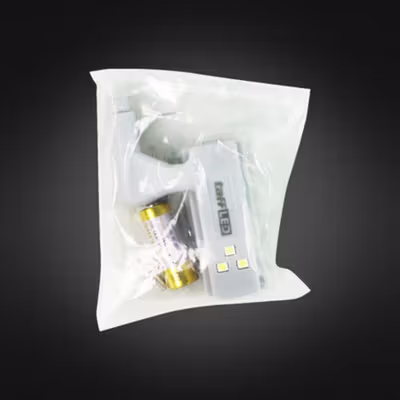 TaffLED Lampu Engsel Sendok LED Kabinet Sensor Cahaya Cool White 12V - XYD - White — gambar 5