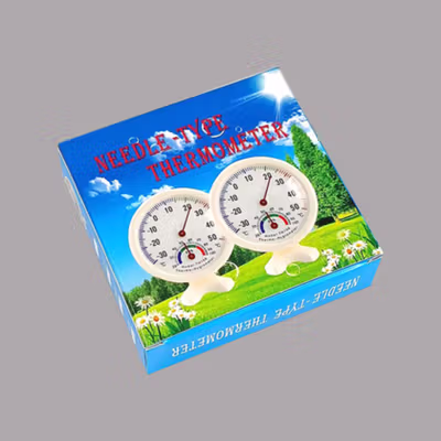 Anymetre Analog Hygrometer Temperature Humidity Monitor - TH-108 - White — gambar 5