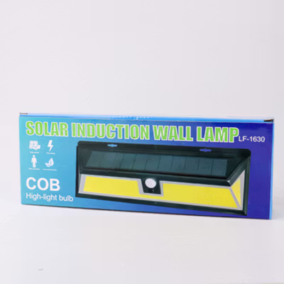 Lampu Dinding Solar Sensor Gerak Waterproof 90 LED 2835 Cool White - LF-1630 - Black — gambar 5