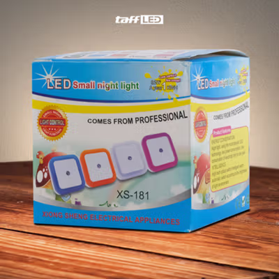 TaffLED Lampu Tidur Dinding LED Sensor Cahaya Cool White 6000K 0.5W - L200 - White — gambar 5