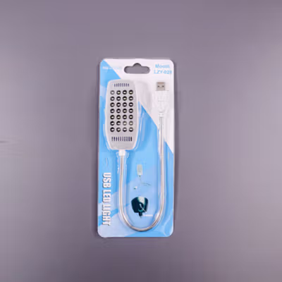 TaffLED Goodland Lampu Baca Mini LED USB Cool White 1.5W with Switch 28 Led - LZY-028 - White — gambar 5