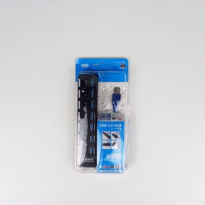 YUANRURU USB Type A Hub 7 Port USB 3.0 High Speed Extender - Y445 - Black — gambar 5