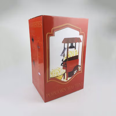 Qitherm Mesin Carnival Electric Popcorn Maker Hot Air 1200W - PM-2800 - Red — gambar 5