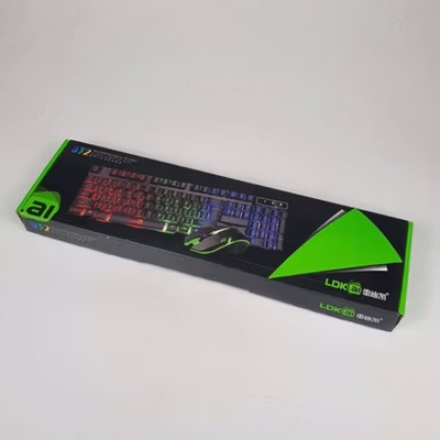 LDKai Gaming Keyboard LED with Mouse - 832 - Black — gambar 5
