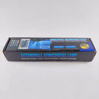 ANMINGPU Lampu LED Strip Outdoor DIY Car Foot Light RGB 36 LED 5V - AP-2 - Multi-Color — gambar 5
