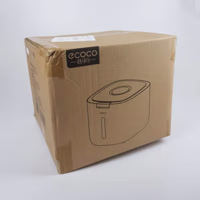 Ecoco Wadah Penyimpanan Beras Moisture Proof Rice Container 10kg - E2005 - Gray — gambar 5