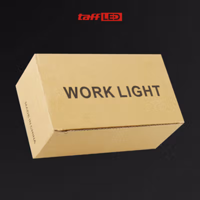 TaffLED Lampu LED Floodlight Foglamp Mobil Truck Cool White IP67 120W - C8-1519 - Black — gambar 5