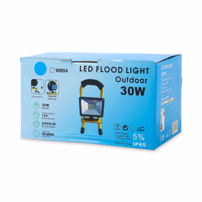 TaffLED Lampu Sorot LED Outdoor Floodlight Waterproof Cool White 30W - W804 - Yellow — gambar 5