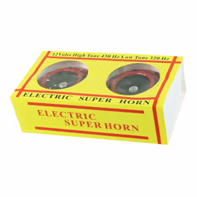 HELLA Klakson Mobil Electric Super Loud Car Horn 12V 110dB 430Hz 2 PCS - HL12 - Red — gambar 5
