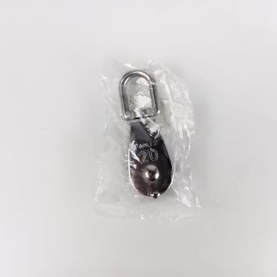 Taffware Katrol Kerekan Mini Serbaguna Swivel Pulley Stainless Steel M20 - Silver — gambar 5