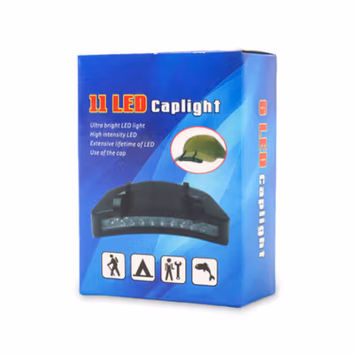 TaffLED Senter Kepala Headlamp LED Waterproof 200 Lumens - HC10 - Black — gambar 5