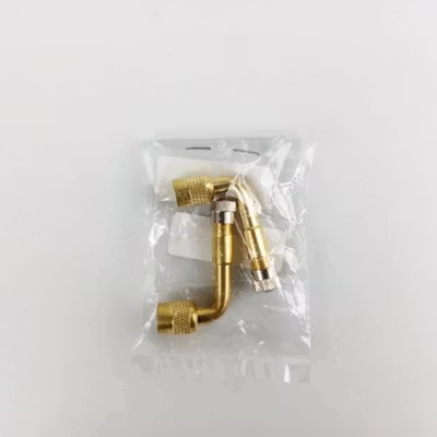 Auly Extension Adaptor Lubang Angin Ban Mobil Tire Stem 90 Degree 2PCS - MX63435 - No Color — gambar 5