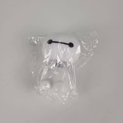 Baymax Bobble Head Ornament Aksesoris Mobil - B0805 - White — gambar 5