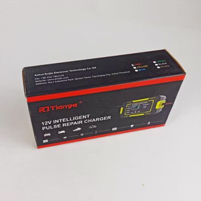 RJTianye Charger Aki Mobil Intelligent Battery Charger 12V 6A - RJ-C120501A - Red — gambar 5