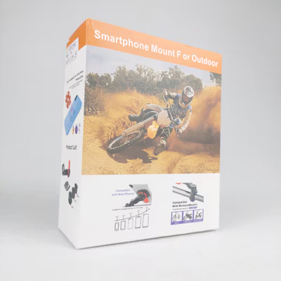 Alloet Holder HP Sepeda Motor Quick Release Motorcycle Phone Holder - JR-OK6 - Black — gambar 5