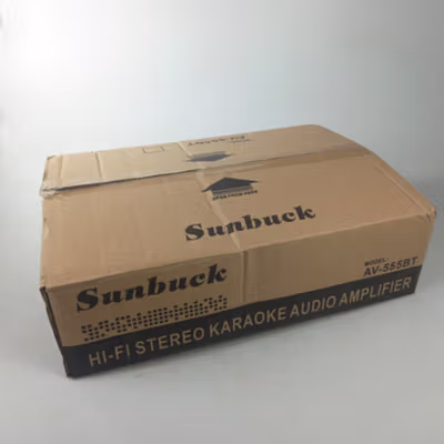 Sunbuck Audio Amplifier Bluetooth 5.0 Microphone HiFi USB MP3 Player - AV-555BT - Black — gambar 5