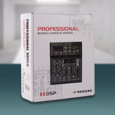 CYMIC USB Audio Mixer Bluetooth Karaoke 4 Channel 99 DSP Effects - LM4-DSP - Black — gambar 5