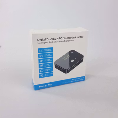 KOTEKSUN Audio NFC Bluetooth 5.0 Transmitter Adapter Coaxial AUX - M8 - Black — gambar 5