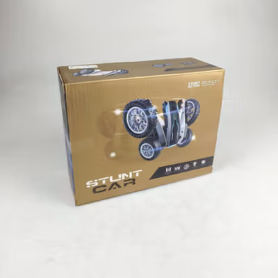 Vortex Remote Control Stunt Car LED 360 Degree Flip 4WD 2.4G - 838A - Black — gambar 5