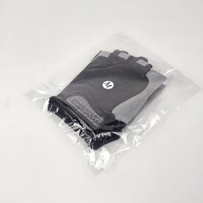 TaffSPORT Sarung Tangan Half Finger Sepeda Gym M - TSTS - Black — gambar 5