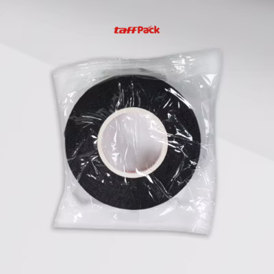 TaffPACK Lakban Kain Pembungkus Kabel Tape Heat-resistant 15M 15mm - TF12 - Black — gambar 5