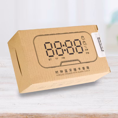 Bannixing Jam Alarm Clock with Bluetooth Active Speaker TF AUX FM - D-88E - Black — gambar 5