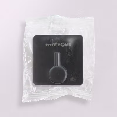 TaffHOME Gantungan Dinding Kapstok Hook Hanger Stainless Steel 201 - MT10 - Black — gambar 5