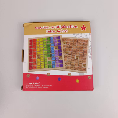 DZQ Mainan Anak Montessori Multiplication Puzzle Table Math - QWZ45 - Multi-Color — gambar 5