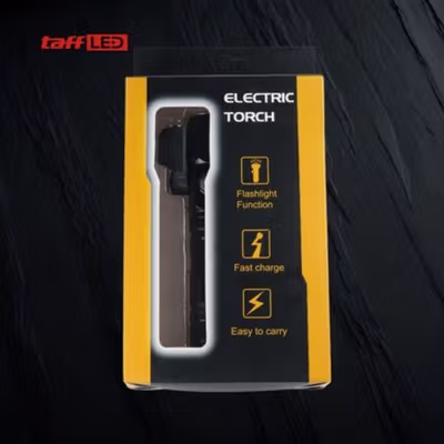 TaffLED Senter LED Telescopic Zoom Cree XML-T6 dan 2x XPE 1500 Lumens - KS-737 - Black — gambar 5